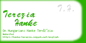 terezia hanke business card